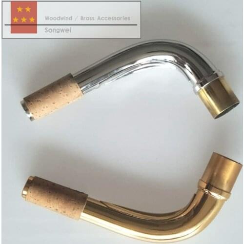 Baritone saxophone neck gold lacquer or Nickel plating 21mm 21.5mm 22mm 22.5