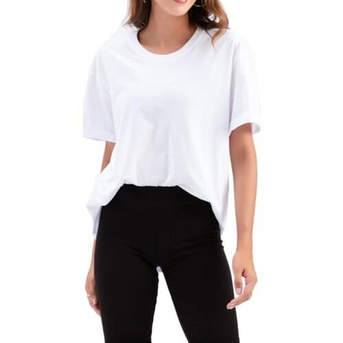 Cotton T Shirt Women Summer New Oversized Solid Casual Loose Tshirt Korean Harajuku Basic O Neck Female Tops graphic tee 2021