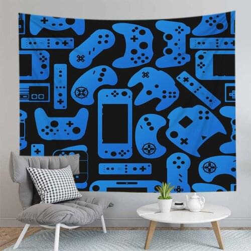 Gamer Print Polyester Fabric Home Decor Rug Carpets Hanging Blanket Tapestry Wall Bedroom