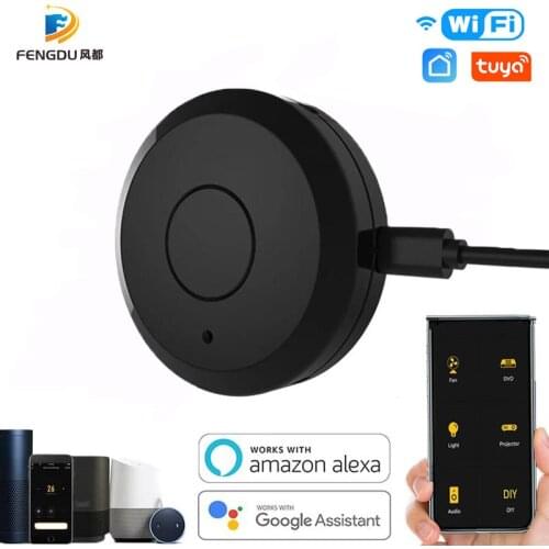 IR Remote Control WiFi Tuya Smart Home Remote Controls Voice TV AUD DVD AC Air Conditioner Work Google Home Assistant Alexa