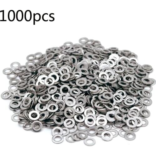 1000/500/250pcs M1.6 M2 M2.5 M3 M4 M5 M6 M8 M10 M12-M30 304 Stainless Steel Flat Plain Washers Metal Washer For Bolts