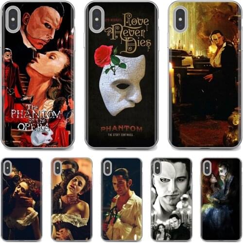 Soft Case For Samsung Galaxy Note 3 4 5 8 9 S3 S4 S5 Mini S6 S7 Edge S8 S9 S10 Plus Phantom of Opera Love Mask French