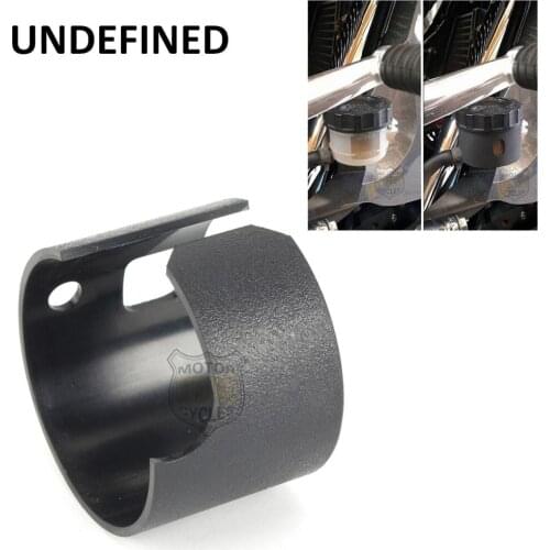 UNDEFINED Black Motorcycle Motocross Accessories Snap On Reservoir Cover Rear Brake For Victory Magnum X-1 Stealth Cross Roads
