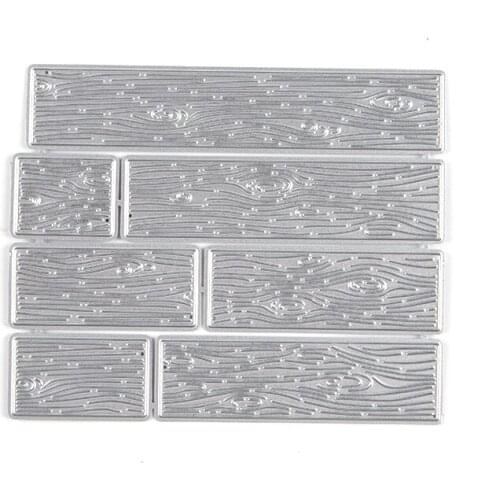 2021 New Wood Grain Metal Cutting Dies For DIY Craft Making Greeting Card Background Wall Scrapbooking Paper No Clear Stamps Set