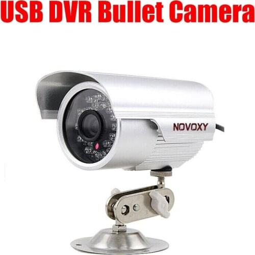 NOVOXY USB camera 24 pcs led indoor Video recorder Infrared Night Vision TF Card DVR Camera security