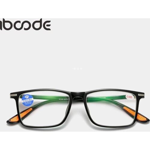 Iboode Ultralight Finished Myopia Glasses Women Men Anti Blue Light Short Sight Eyeglasses Eyewear -1.0 -1.5 -2.0 -2.5 To -4.0