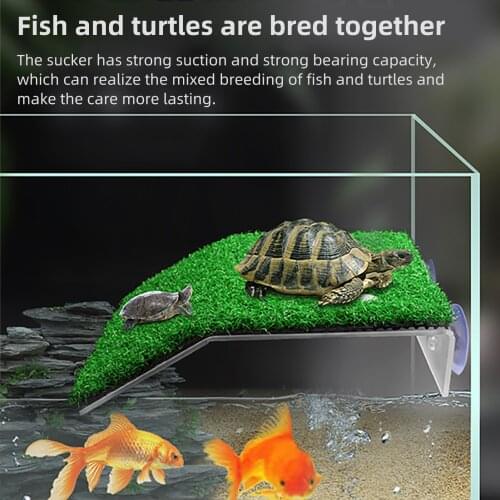 Turtle Ramp Turtle Basking Platform Tortoise Rest Ramp Steps Reptile Ladder Resting Terrace for Aquarium Fish Tank Decoration