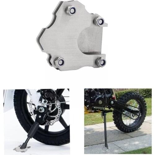 Kickstand Extender Motorcycle Universal Foot Pad Motorcycle Sidestand Kick Side Parking Plate Stand Pad Enlarger Kickstand L9E4