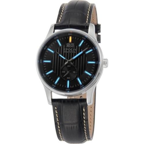 Luxury watch for men,mens tritium watches EPOCH luminous man dress quartz wristwatch 100m waterproof switzerland reloj hombre