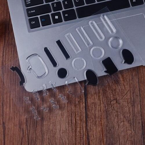 Notepaper Clear Stamps Scrapbooking Rubber Stamp Handmade DIY Decoration Craft Supplies Stamps for Card Making Silicone Stamp