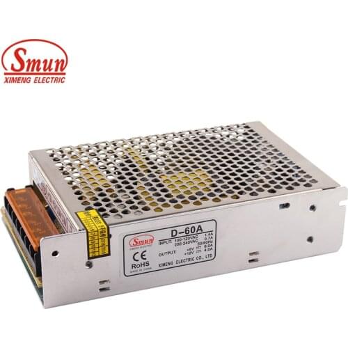 SMUN D-60A 60W 5V6A 24V2A Dual Output Switching Power Supply 5V 24V SMPS
