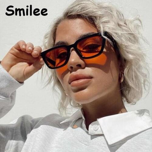 Square Sunglasses Women Brand Retro Comfortable Small Rectangle Sun Glasses For Female 2021 Trendy Slim Orange Oculos Lunettes