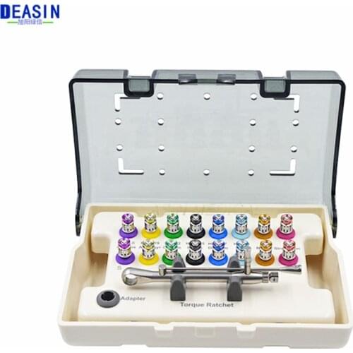 Dental torque wrench for Implant, ratchet from 10 to 70ncm with screwdriver, repair tools, Tool kit