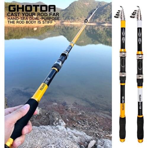 Fishing Rod Or Reel Combo Carbon Fiber Telescopic Fishing Rod With Spinning Reel Combo