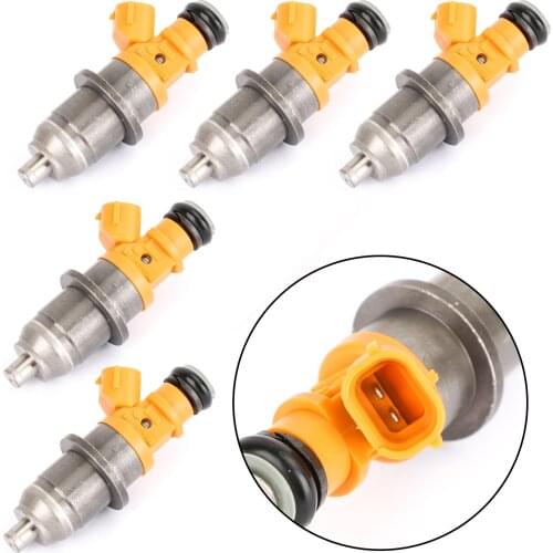 Areyourshop 6Pcs Fuel Injector Fit For Yamaha HPDI 250 - 300 HP VZ200RTLR LZ300TUR 60V137610000 MR560555 Car Auto Parts