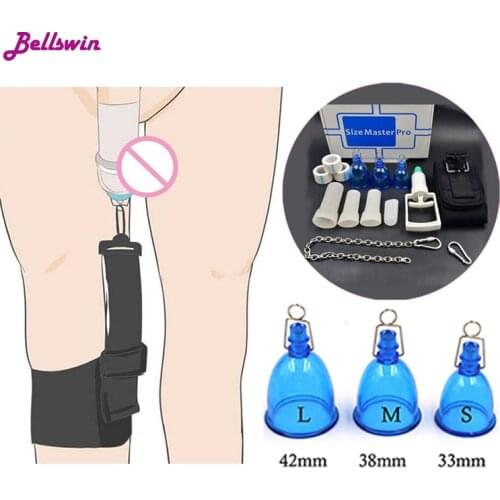 Chain hanger Vacuum Size Master Pro MAX Male PENIS ENLARGEMENT Stretcher Extender Enlarger Enhancement Pump SizeMaster