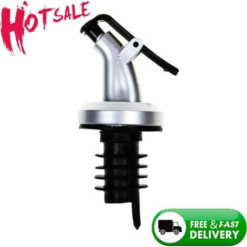1Pcs Oil Bottle Stopper Lock Plug Seal Leak-proof Food Grade Rubber Nozzle Sprayer Liquor Dispenser Wine Pourer Kitchen Bar Tool