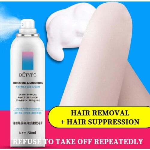 150ml Hair Removal Spray Fast Mild Painless Hair Removal Spray For Women Men Body Bikini Legs Hair Remover Foam Mousse
