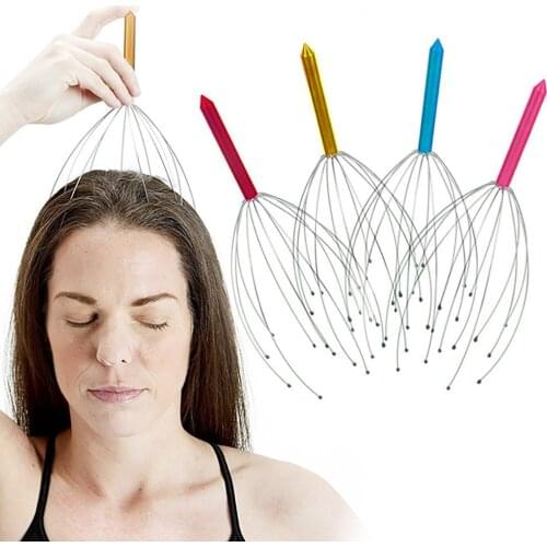 2021 New Head Wire Massage Claw Octopus Scalp Massage Claws Clearing Veins Soothing Brain Refreshing Head Relaxer Hair Claw