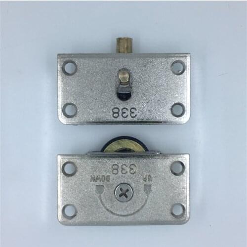 338 furniture slide Door Wheel pulley Zinc alloy Iron Wheel home Hardware Track top bottom Pulley for Cabinet door