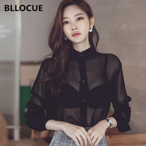 Женские рубашки с длинным рукавом BLLOCUE China At AliExpress