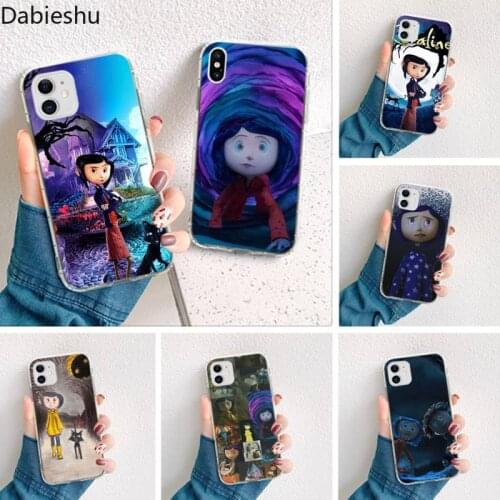 Coraline and the magic door Luxury Phone Case for iphone 12 pro max 11 pro XS MAX 8 7 6 6S Plus X 5S SE 2020 XR cover