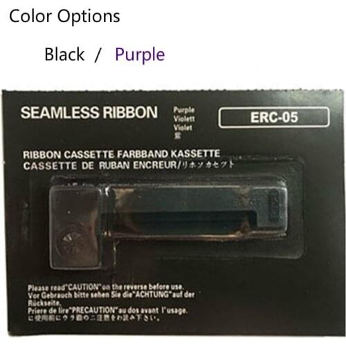 Black Purple Taxi Ribbon Cartridge Tape ERC-05 ERC05 Fit For Epson M150 M-150II M1500II M150II EC7000 150II M-150 II