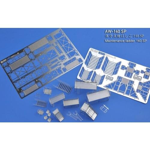 Etching Parts For Gundam Maintenance ladder AW140+AW109 Set Package / Photo-etched sheets Accept Wholesale