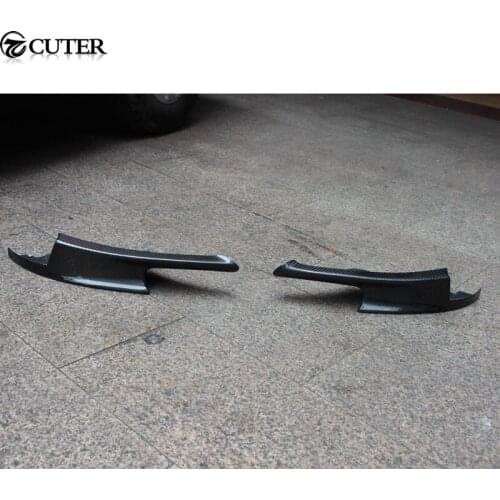E90 M3 style Carbon Fiber Front Side Bumper Splitters Aprons for BMW E90 M3 front bumper 2009-2012