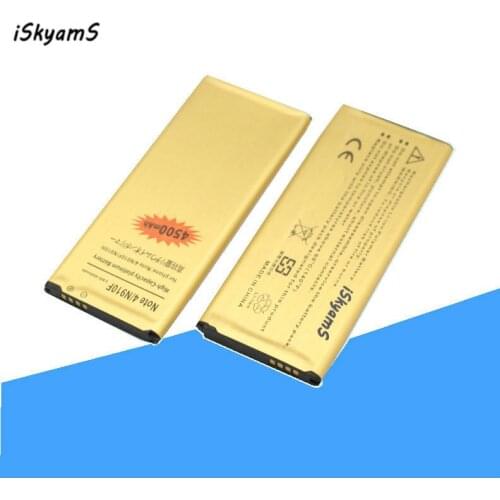 ISkyamS 2x 4500mAh EB-BN910BBE Battery for Samsung Galaxy Note 4 N910H N910A N910C N910U N910F N910X N910V N910P N910R Note4