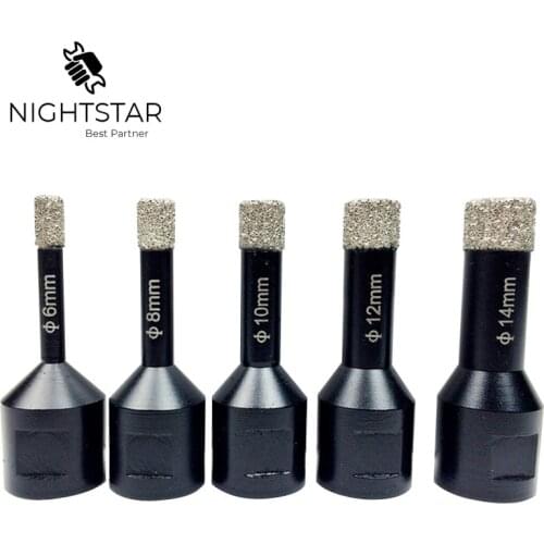 Krachtige M14 Diamond Drill Bit Tile Marble Concrete Drill 6-14mm for Glass Granite Porcelain Tile Marble Angle-Grinder