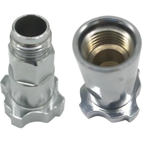 Spray Paint Copper Connector 16X1.5 & Spray Airbrush Connector PPS Spray Cup Adapter Pot Joints 16X1.5