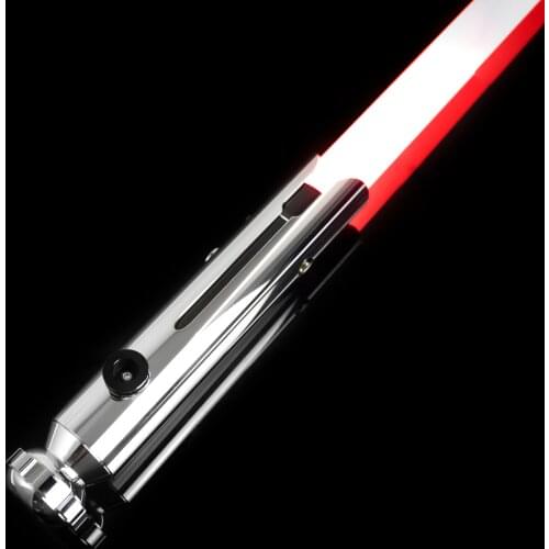 LGT Lightsaber Heavy Dueling Saber Infinite Color Changing Metal Handle 9 Sound Fonts FOC Smooth Swing Blaster Laser Sword Gift