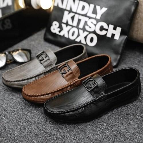 Men Shoes Luxury Trendy 2021 Casual Slip on Formal Loafers Men Moccasins Italian Black Male Driving Shoes Sneakers
