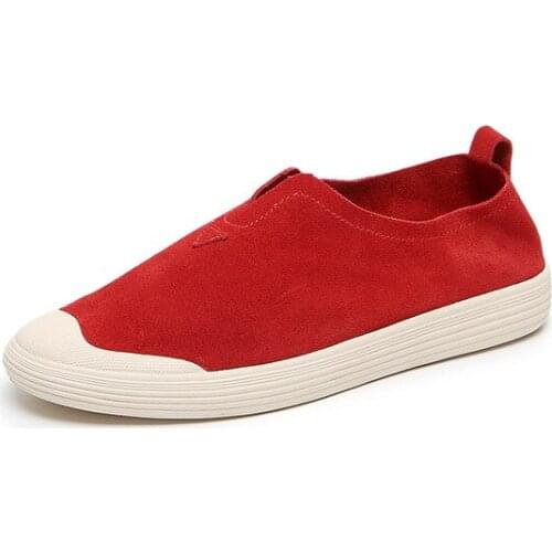 Womens Shoes Fashion Women Flats Genuine Leather Loafers Womens Moccasins Flats Ladies Shoes Female Slip On Ballet Flat Shoes