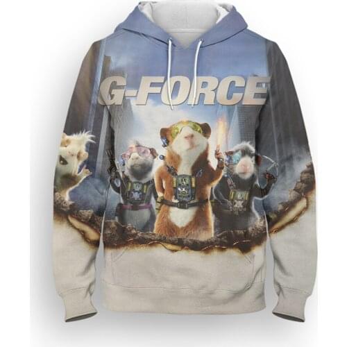 G-Force Men Hoodies New 3D Print Autumn Fashion Boy Girl Child Long sleeve hoodie Harajuku Women Oversized Hooded Sweatshirts