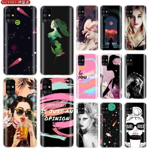 Soft Silicone Phone Case For Samsung A42 A52 A12 A72 A71 A51 A41 A31 A21 A11 A70 A50 A40 A30 A20 A10 S Lady