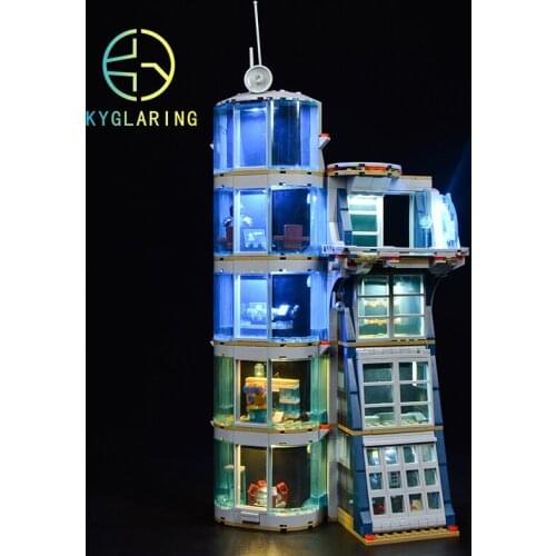Kyglaring Led Lighting Set DIY Toys for 76166 Tower Battle Toys Blocks Building