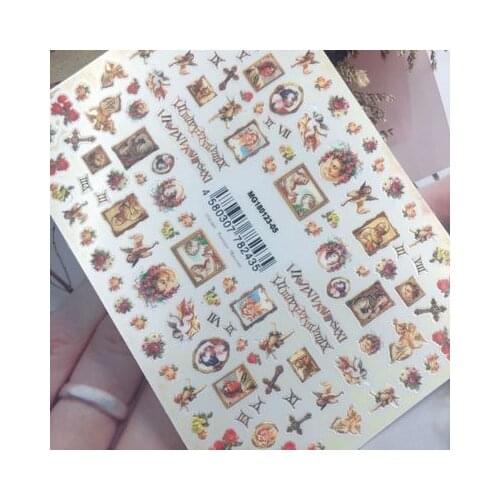 2020 New Hot Selling Fashion Style Nail Sticker Back Adhesive Nail Decals Lovely Angels Wholesale Factory Sale Price Nail Decor