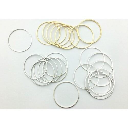 New arrival! 20/30mm 200Pcs Copper Ring shape Connector for Necklace/Earrings DIY making parts,Jewelry Findings & Components