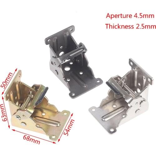 90 Degree Self-Locking Folding Hinge Table Legs Chair Extension Fold Feet Hinge