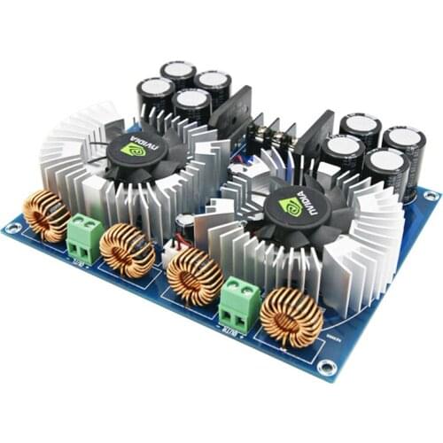 Dual AC24V TDA8954TH Digital Audio Amplifier Board 420W*2 High Power Two-channel Amplificador