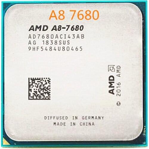 AMD A8 7680 procesador Quad-Core de 3,5 GHz Socket FM2 + 2 7680 MB CPU utilizada