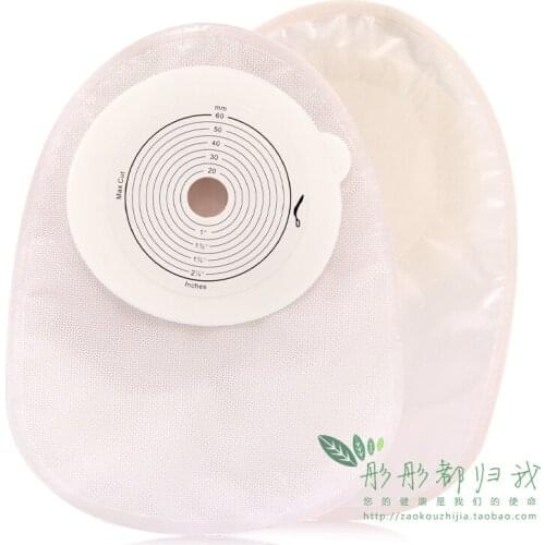 20 pcs 1901B One-piece ostomy bag closed pocket stool fistula bag 15-60mm