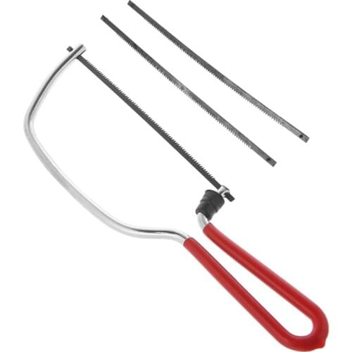 Mini Scroll Coping Metal Saw DIY Hand Hacksaw Woodworking Tool Replacement Blade