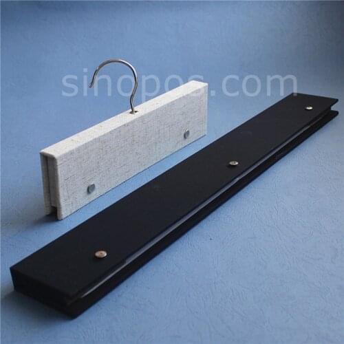 Swatch Stack Binding Header, fabric samples head hanger curtain color card holder leather textile stackbook display binder hook