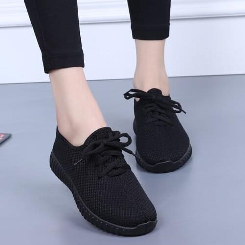 Tenis Feminino 2019 Summer Women Tennis Shoes Air Mesh Woman Trainers Chaussure Femme Girl Breathable Sneakers Shoes Plus Size41