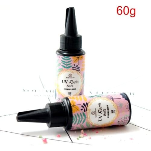UV Resin Clear Soft Type Ultraviolet Solidify Resin Crafts for DIY Jewelry Mold AUG889
