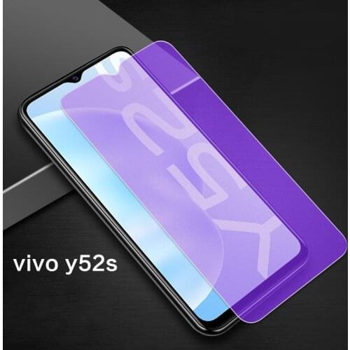 Matte Frosted Anti Blue Tempered Glass for Vivo Y52 Y52S Y9S Y85 Y20 Y20s Y31 Y31s Screen Protector Cover Glass No Fingerprint