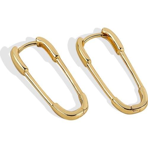 Sterling Silver 925 Big Smooth Circle Hoop Earrings Simple Party Round Loop Earrings for Women Bohemian Jewelry Wedding Gift